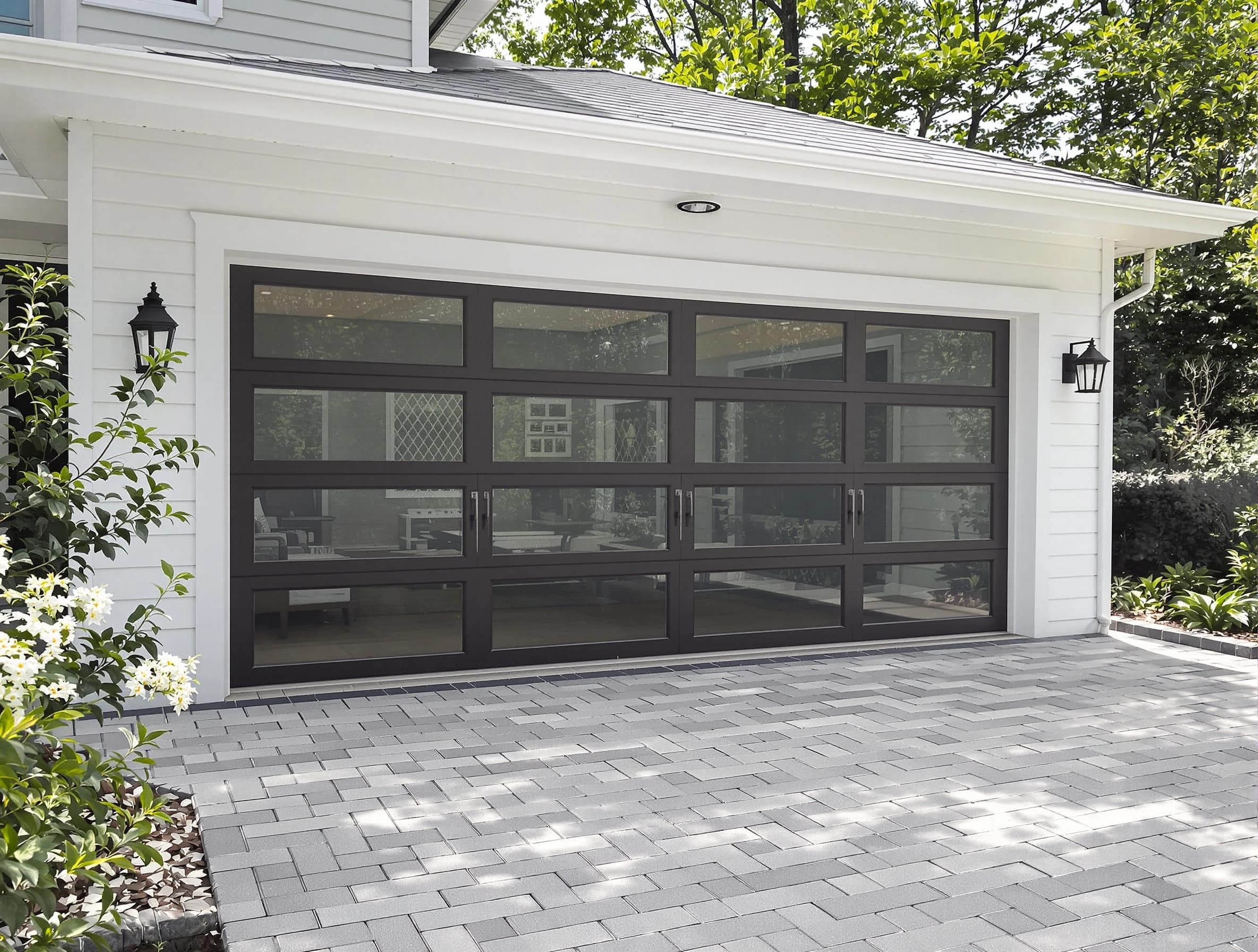 Meadowbrook Garage Door Repair design specialist presenting custom garage door options to Meadowbrook homeowner