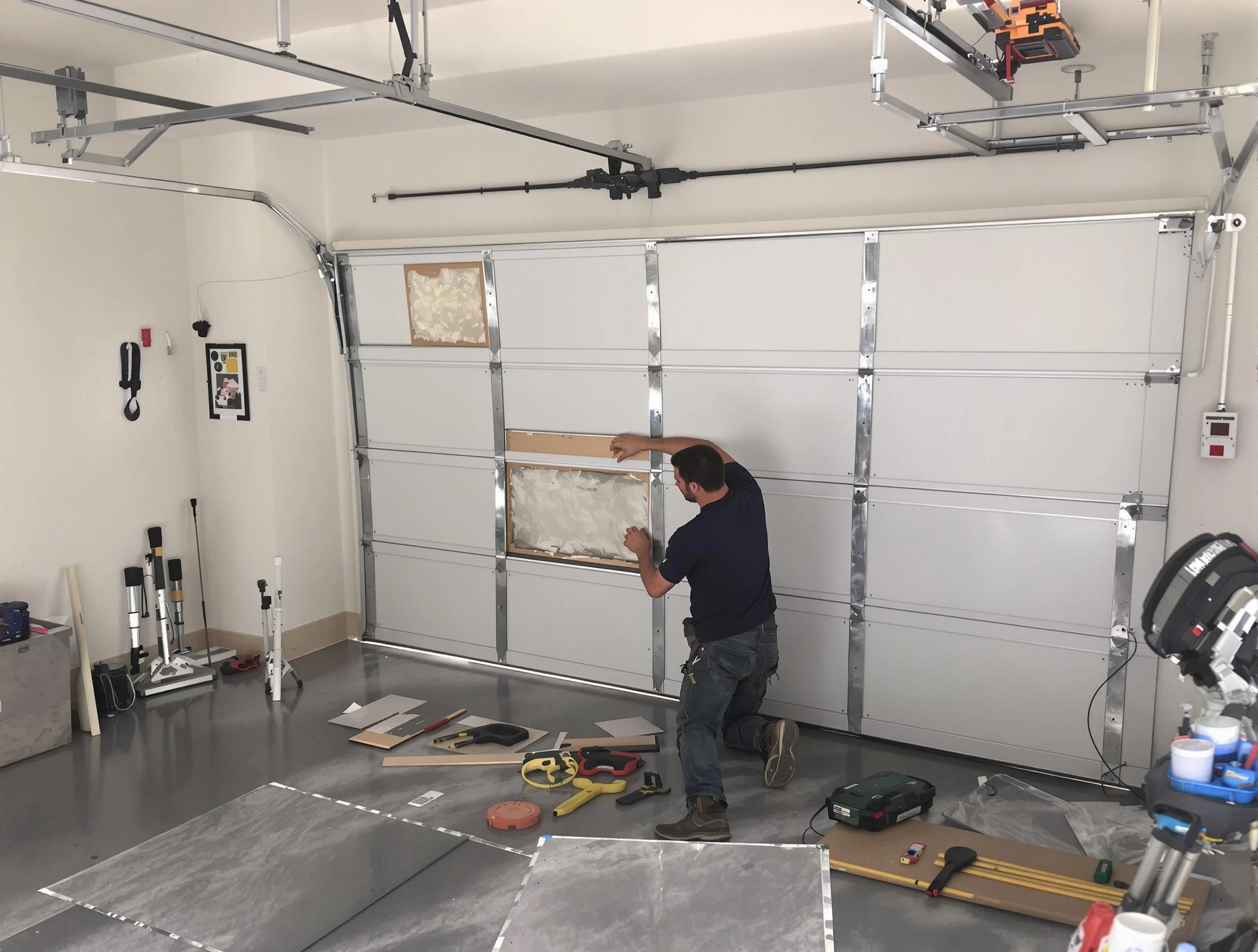 Garage Door Panel Repair in Meadowbrook