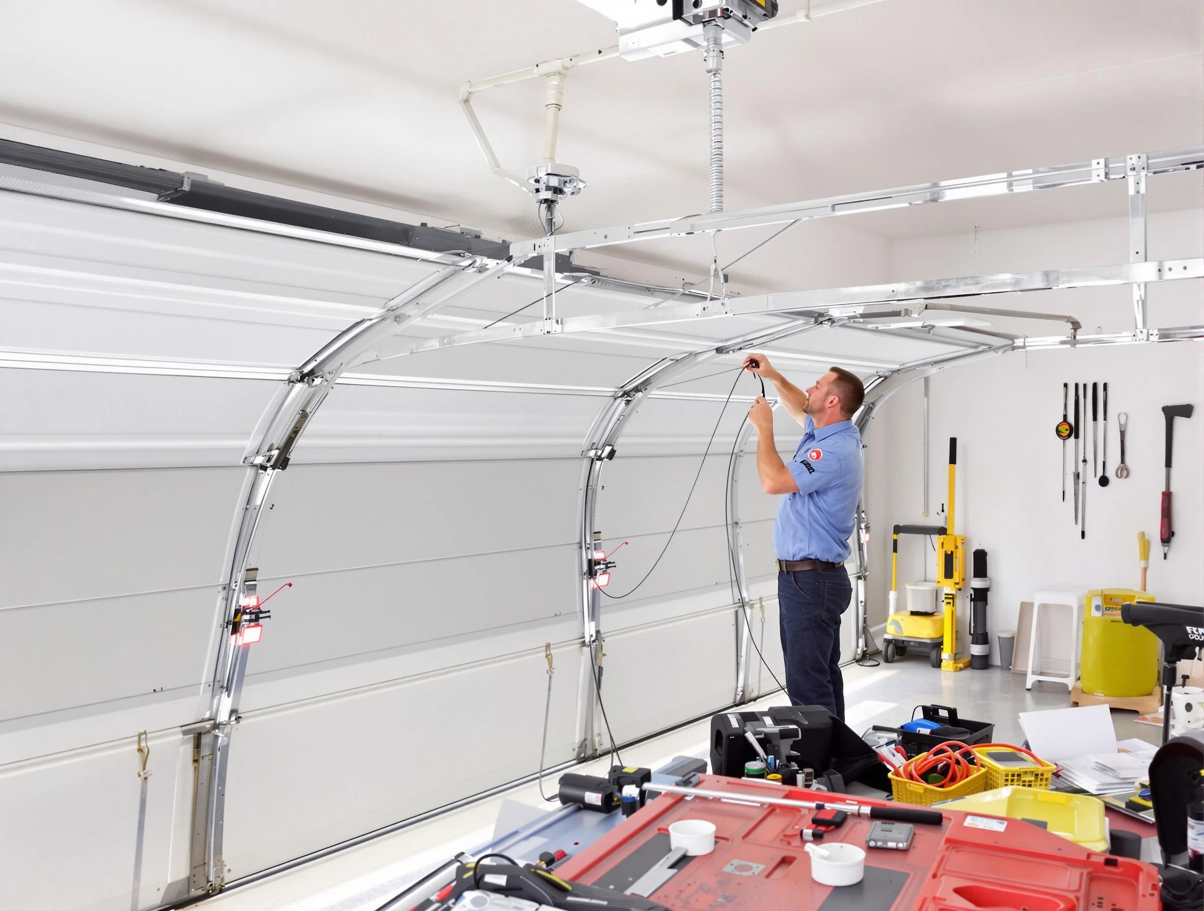 Garage door cable repair service by Meadowbrook Garage Door Repair in Meadowbrook